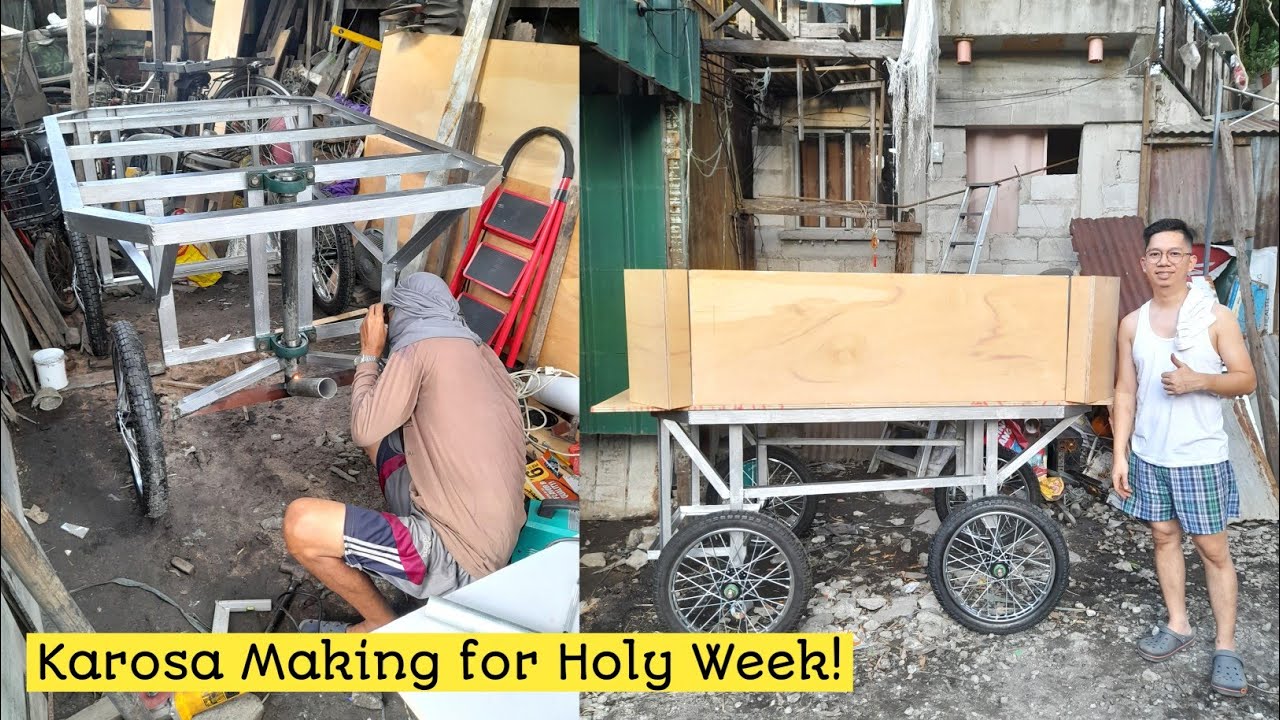 Gumawa kami ng karosa para sa aming Santo | DIY Karosa Part 1