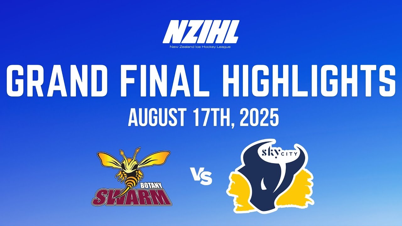 2025 Grand Final Game 2 Highlights: Botany Swarm vs. SkyCity Stampede - NZIHL 17th of August, 2025