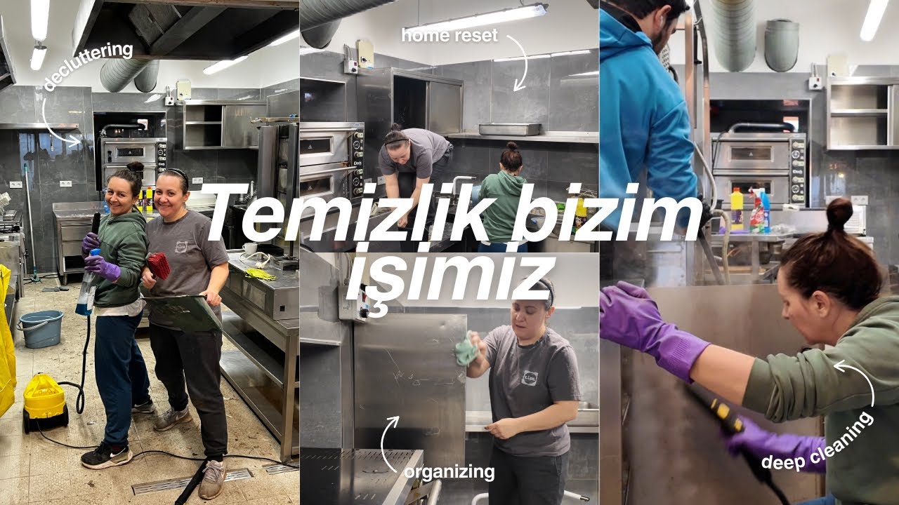 Tadilat Sonrası Döner Dükkanı | Ablamla Dip Köşe Temizlik 🧼| Vlog #temizlik 