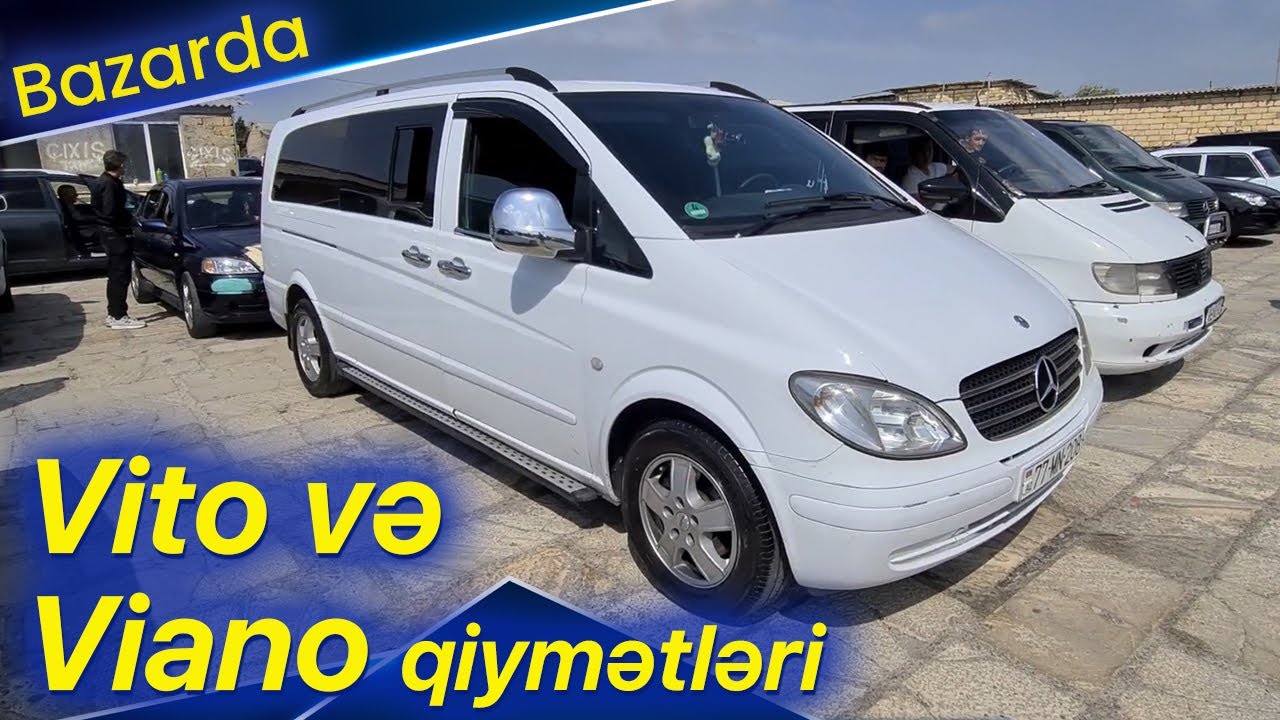 Mercedes Vito və Viano qiymətləri, Sumqayıt bazarında yük və sərnişin mikroavtobusları @masinbaz