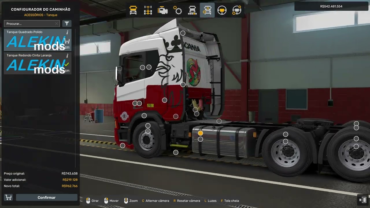 ETS 2 MODS 1.57,1.58 -  SCANIA NEW BODI DO NENI ALEKIN MODS (MOD A VENDA)