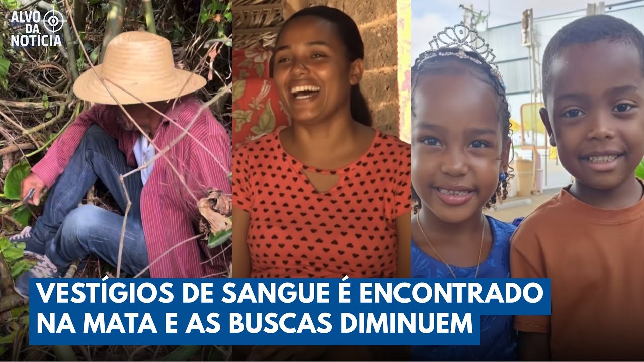 Buscas por Crianças Diminuem e Sangue é Encontrado na Mata | Alvo da Notícia