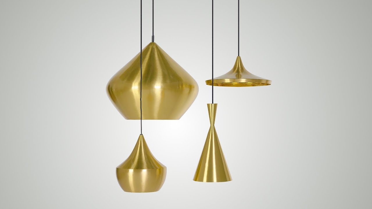 Beat Light Gold Collection by Tom Dixon