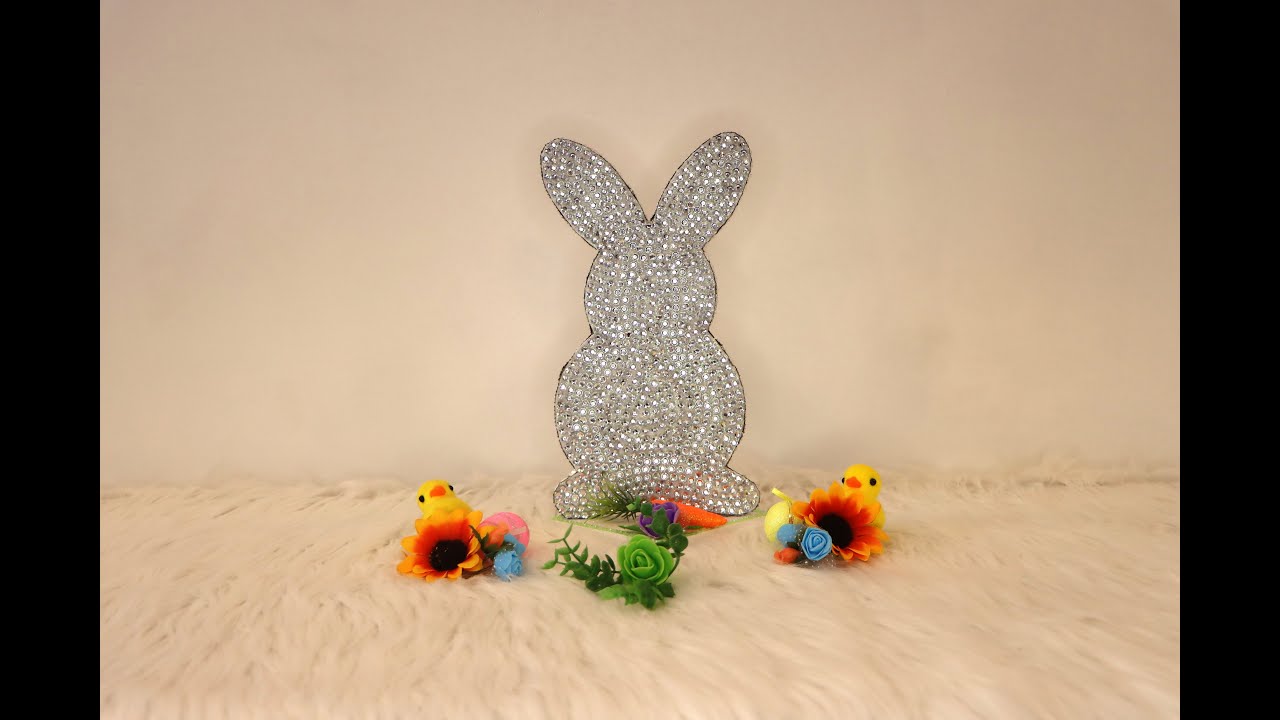 ✨ Decora tu Pascua con este Conejo de Gemas ✨ | Manualidad Fácil y Hermosa Hecha a Mano