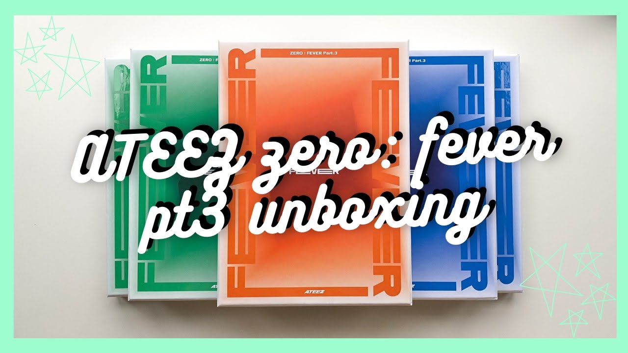 ✰ UNBOXING 5 COPIES OF ATEEZ 'ZERO: FEVER PT3 ✰ mmt, Apple Music, ktown4u unboxing & progress !!