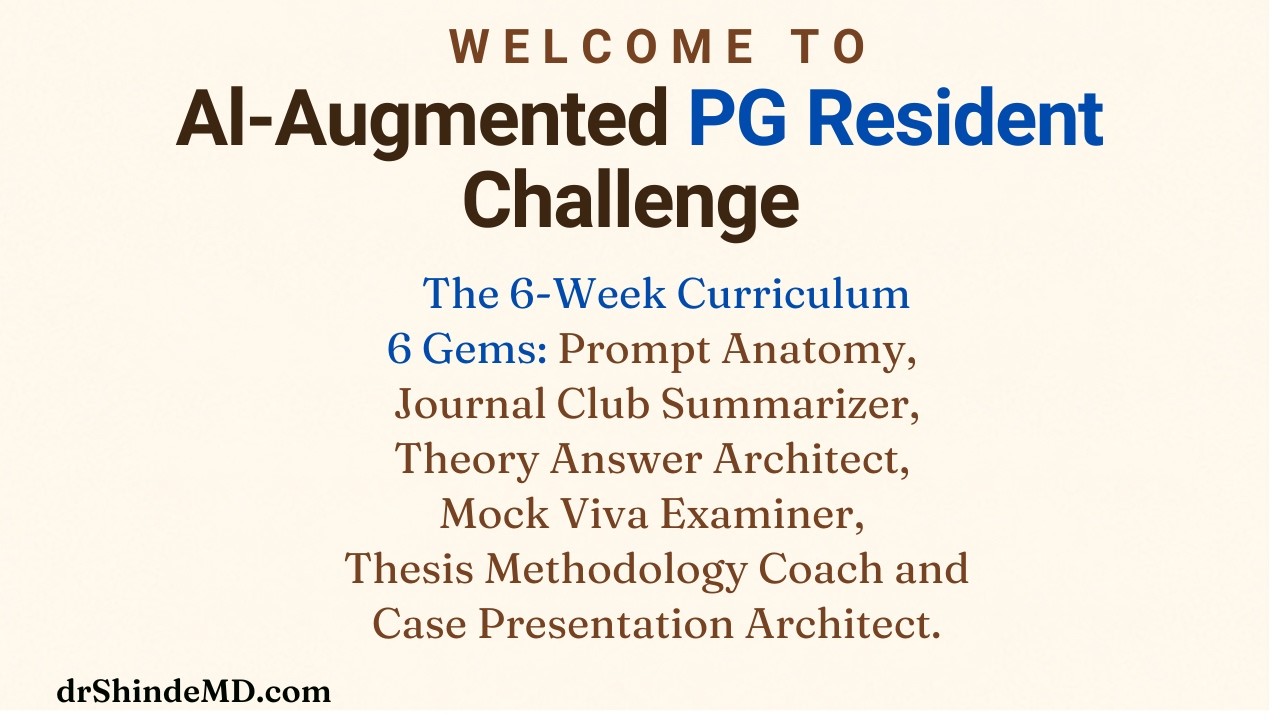 Overview to AI Augmented PG Resident Challenge Part 1