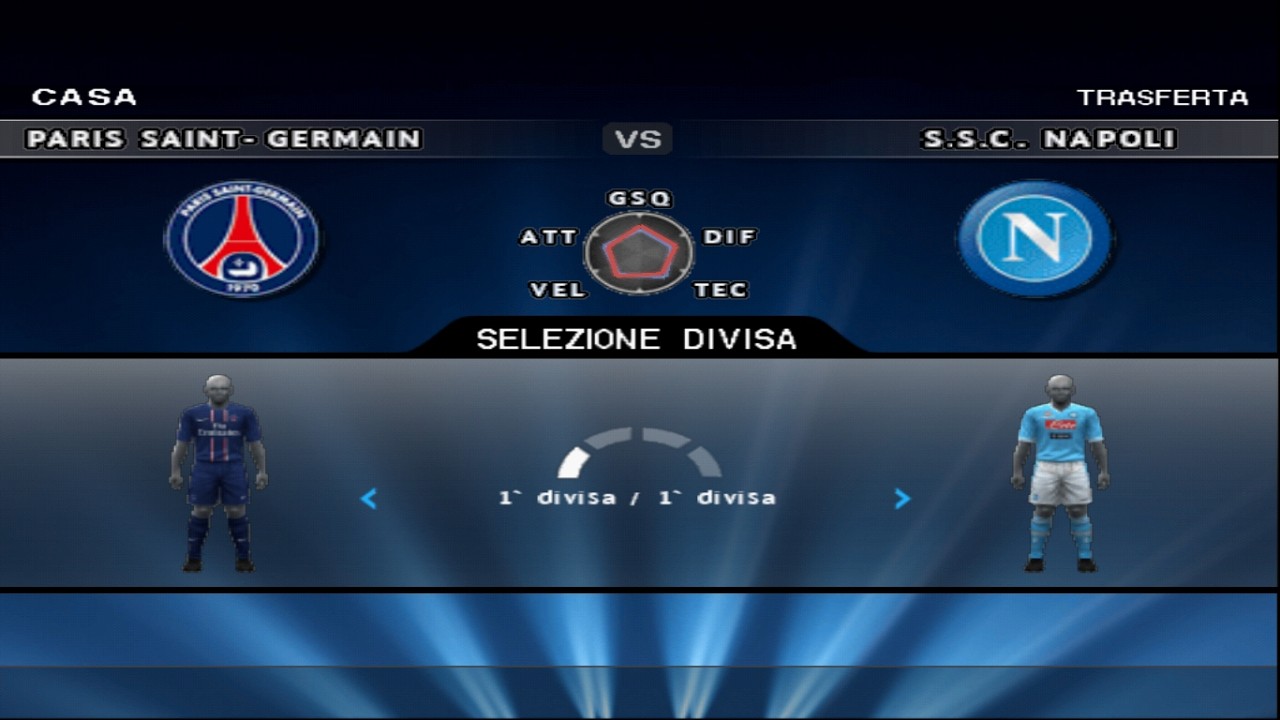 PES2013 | PARIS SAINT GERMAIN - NAPOLI (6°GIORNATA FASE A GIRONI CHAMPIONS LEAGUE)