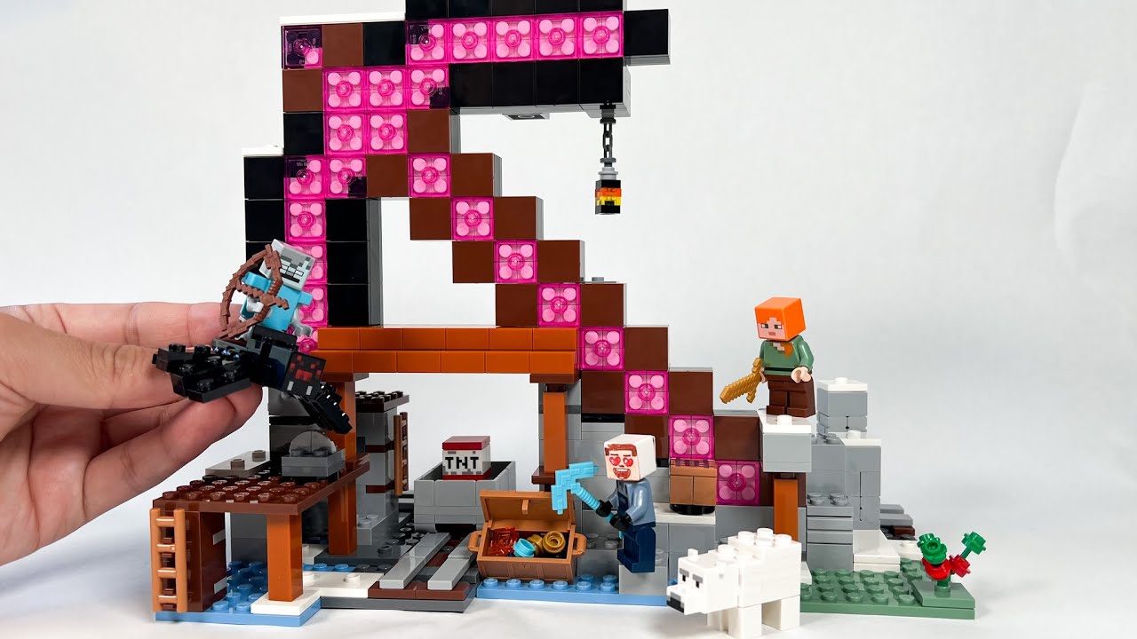 Toy ASMR Minecraft LEGO Build With Me + Rescue Story | Relaxing No Talking So Satisfying