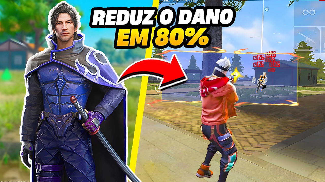 DEFESA MÁXIMA COM O PODER DESSES PERSONAGENS no FREE FIRE!!! NOVO COMBO DE HABILIDADES