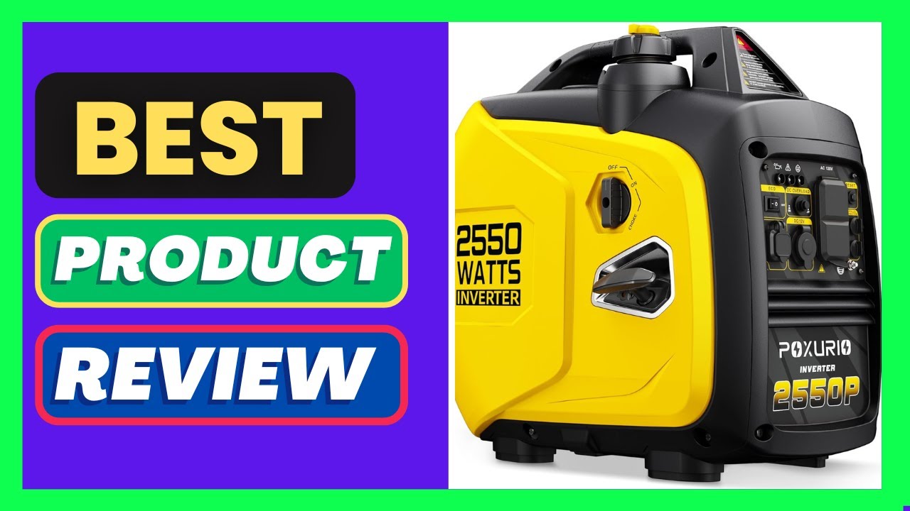 POXURIO 2550-Watt Portable Inverter Generator