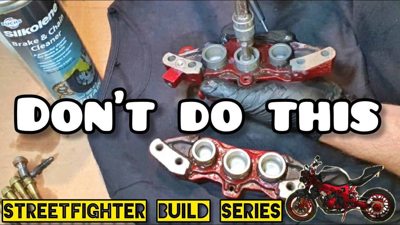 How Not to Overhaul Brake Calipers - CBR900 Streetfighter Build Series