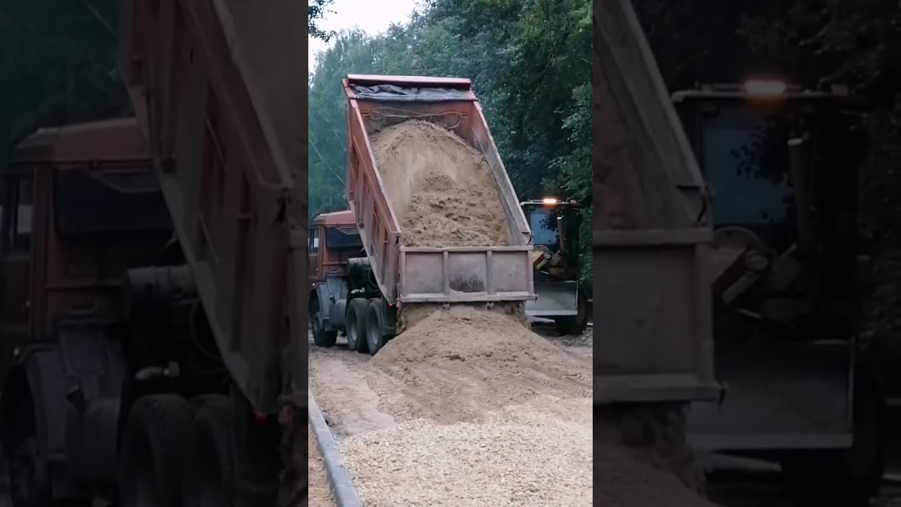 Чуть не засыпало 🤯 #tractorvlog #shorts