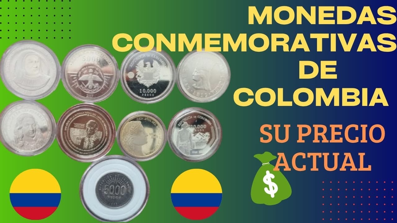 Monedas conmemorativas de Colombia, cuál es su precio actual? 🤑🤑🤑 #coins #coleccionismo