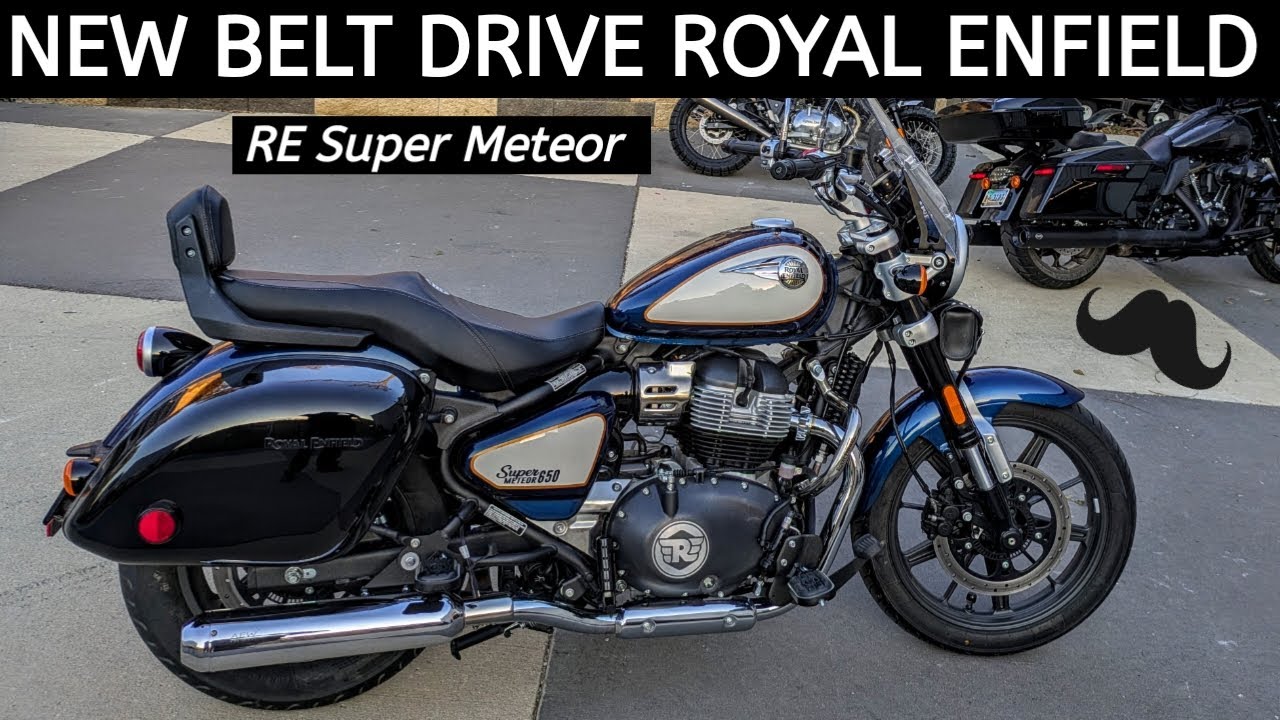 РЕМЕННЫЙ ПРИВОД на Royal Enfield Super Meteor — суперплавный — Ух ты!