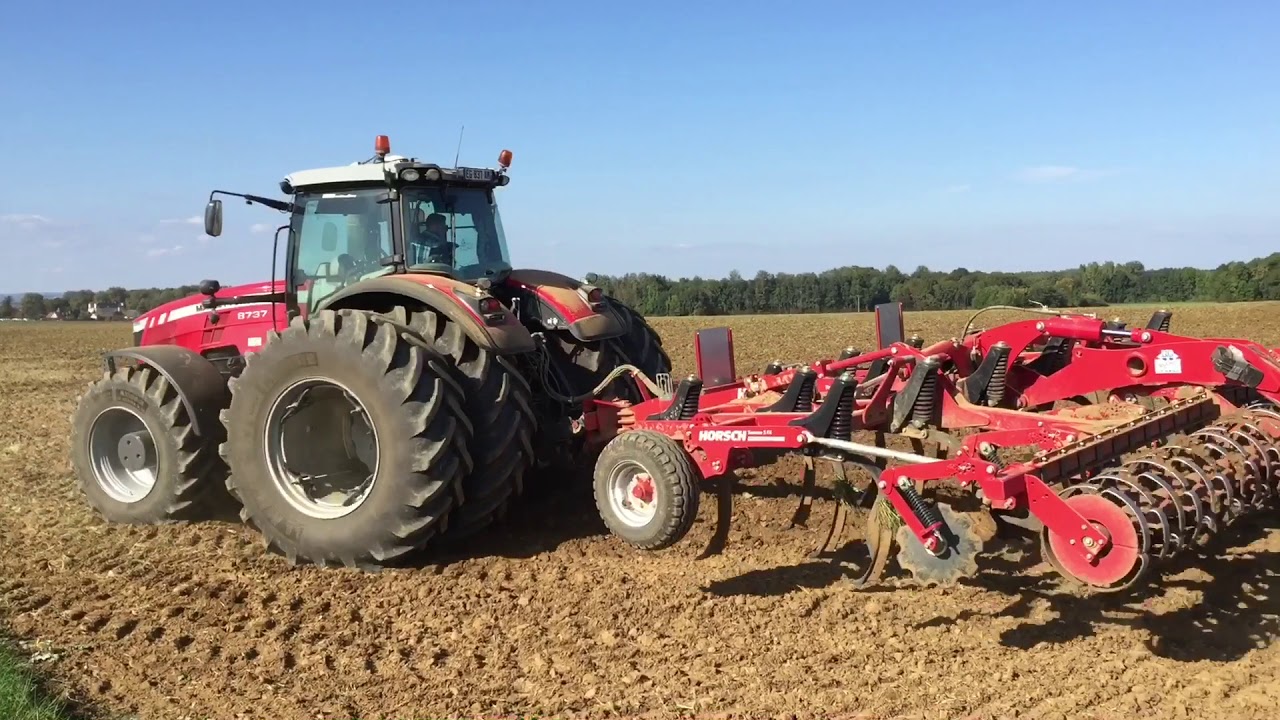 Massey Ferguson 8737 / HORSCH Terrano 5FX