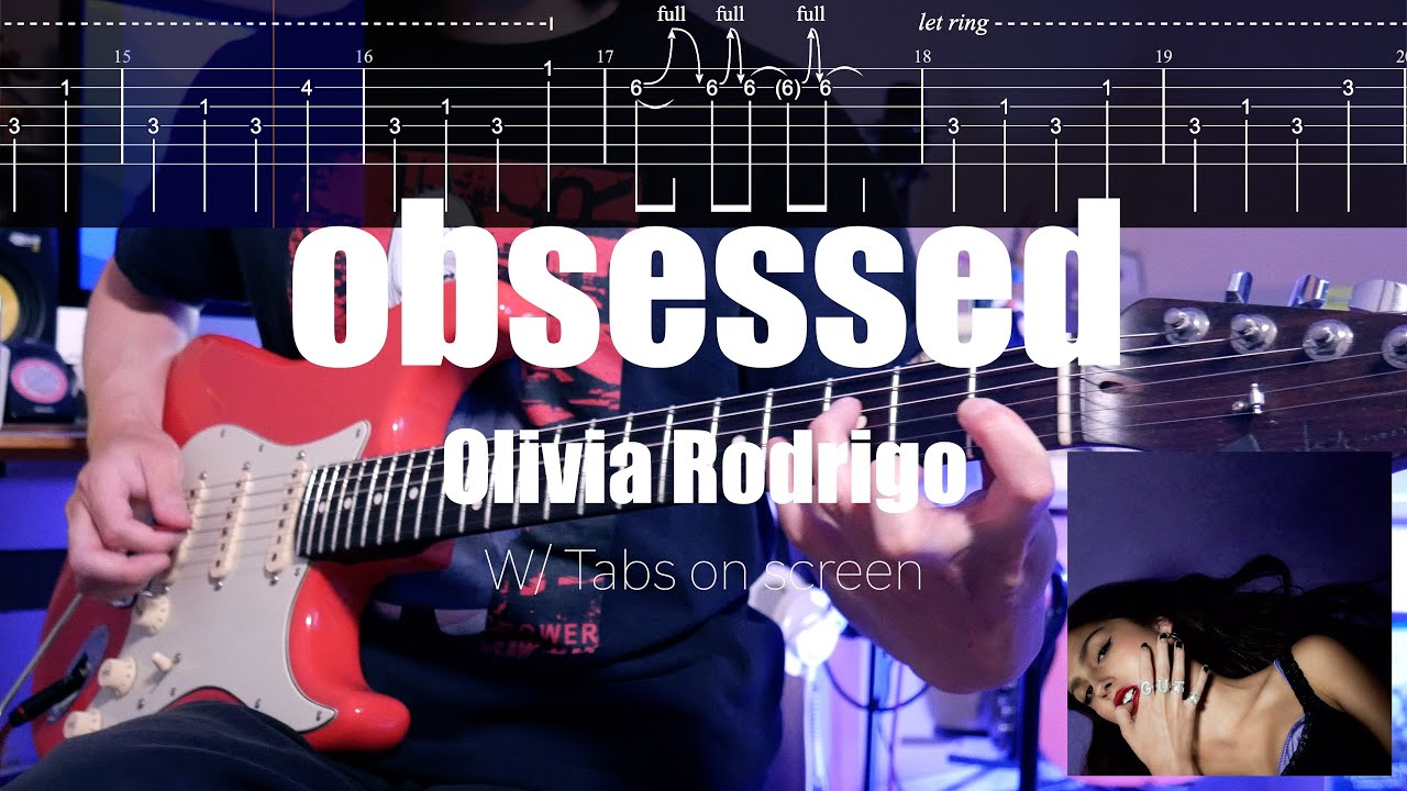 【TABS】obsessed / Olivia Rodrigo Guitar Cover【Play Along!】