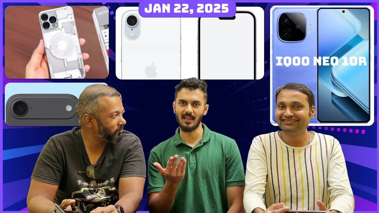 iQOO Neo 10R in India soon, Nothing Phone (3) teased? iPhone 17 Air rear design | TVT 1501