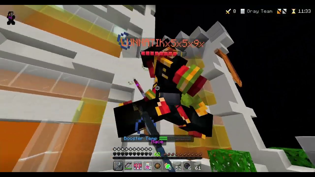 Bedwars Top 10 KDR Grinding *Keyboard & Mouse Sounds*