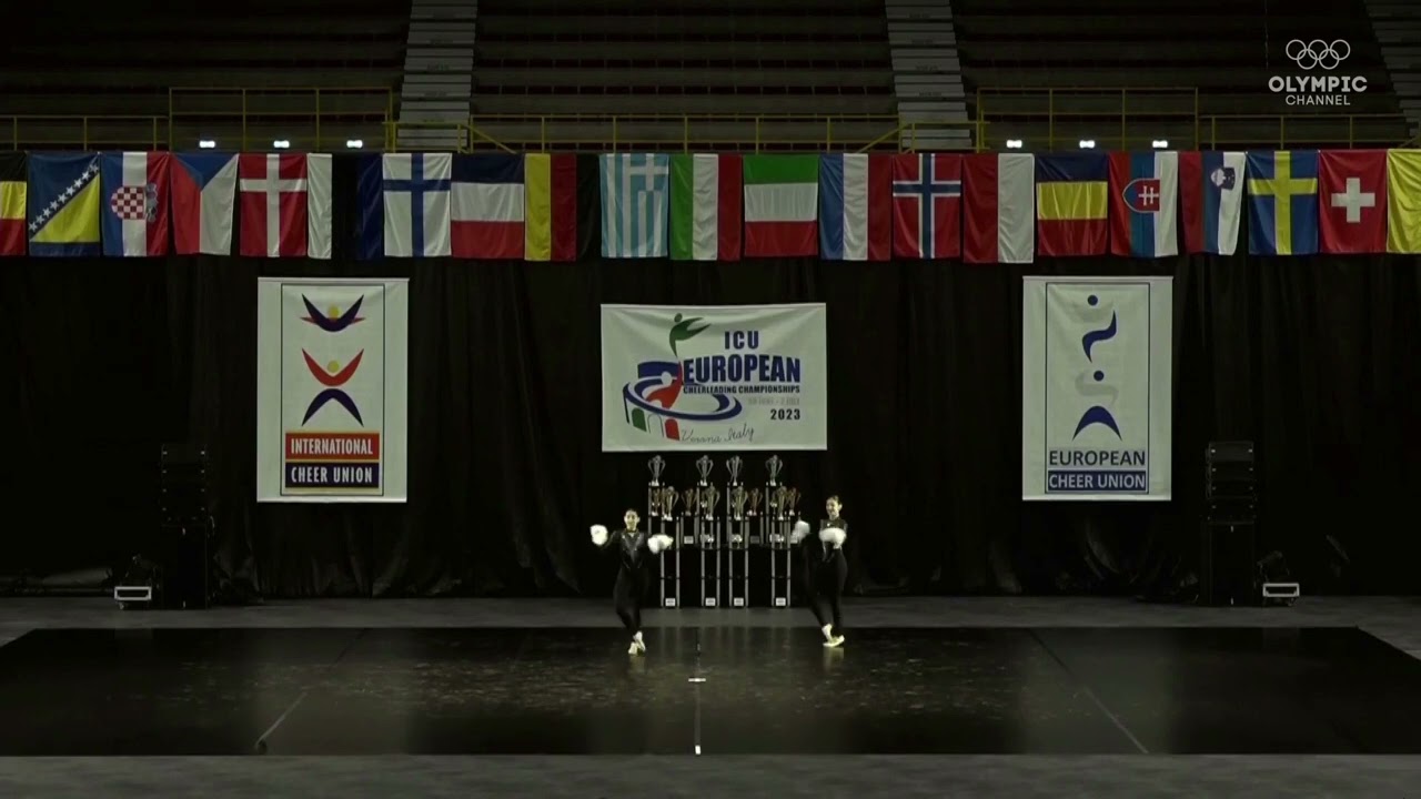 ICU Europeans 2023 Junior Pom Doubles - Team Greece