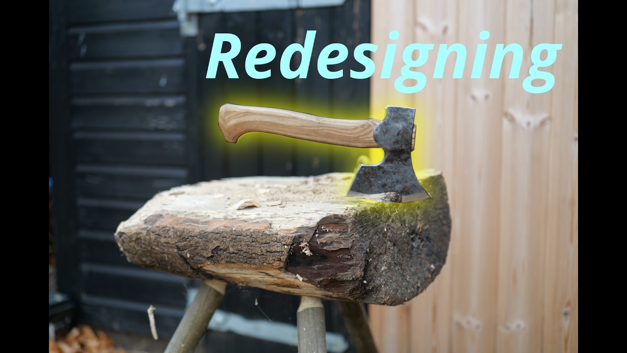 How I Redesigned my LARGE carving axe 
