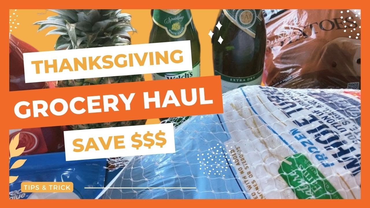 GROCERY HAUL | How to save money on Thanksgiving dinner | PANTRY TIPS AND MORE!