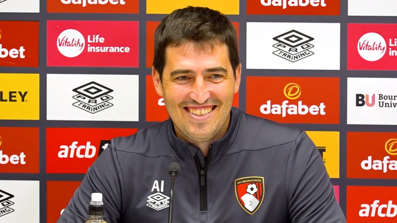 New Bournemouth manager Andoni Iraola holds first press conference