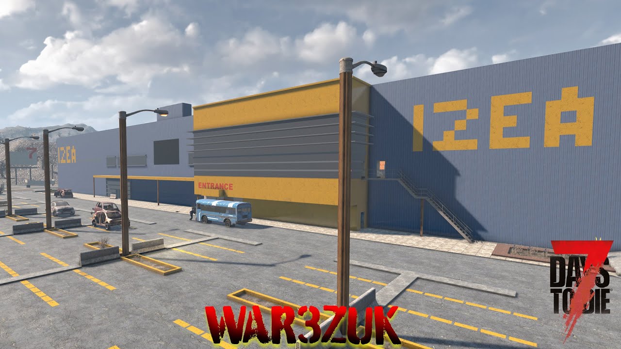 An Ikea full of zombies! The War3zuk Mod - 7 Days to Die | E53