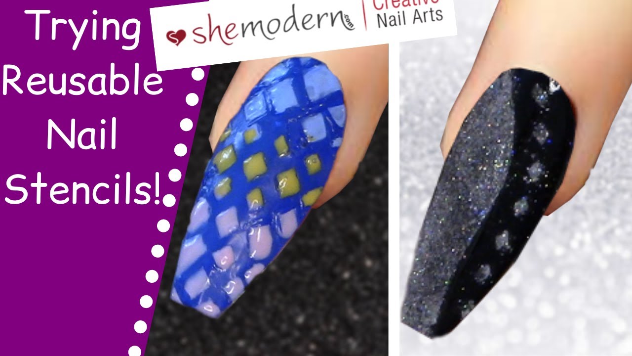 Reusable Nail Art Stencils (use again and again!) - She Modern | The Polish Queen