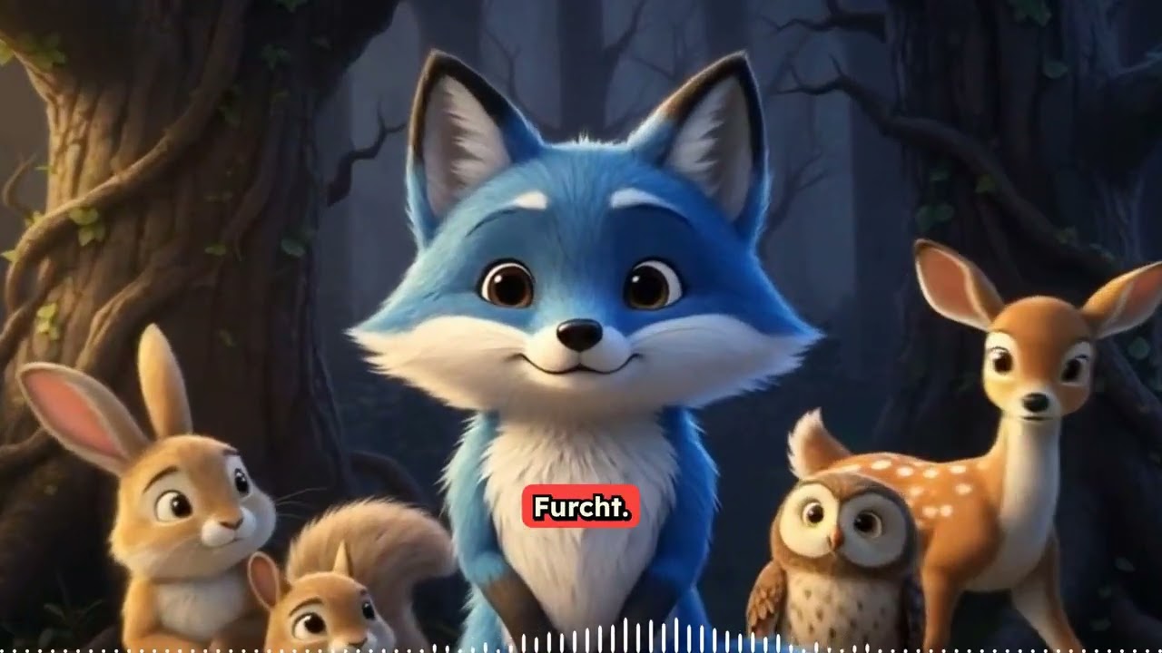 Blauer Fuchs mit viel Mut zur Freiheit