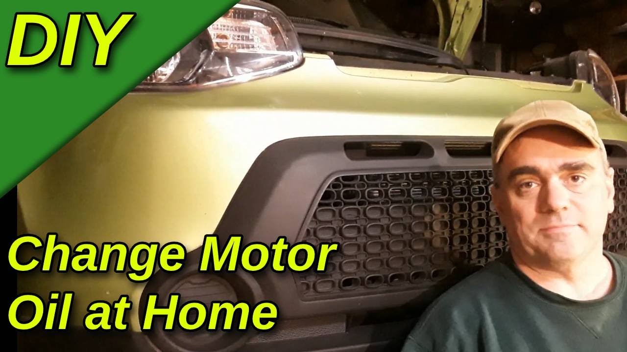 How to Change Oil at Home.  Demonstrated on a 2014 Kia Soul 1.6l 4 cyl.
