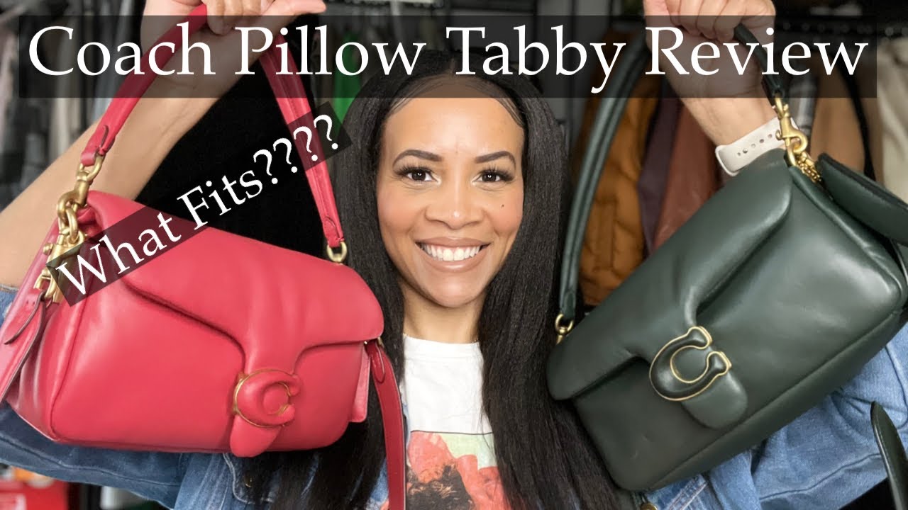 COACH PILLOW TABBY 26 REVIEW 2022 | WHAT'S IN MY BAG | by Crystal Momon
