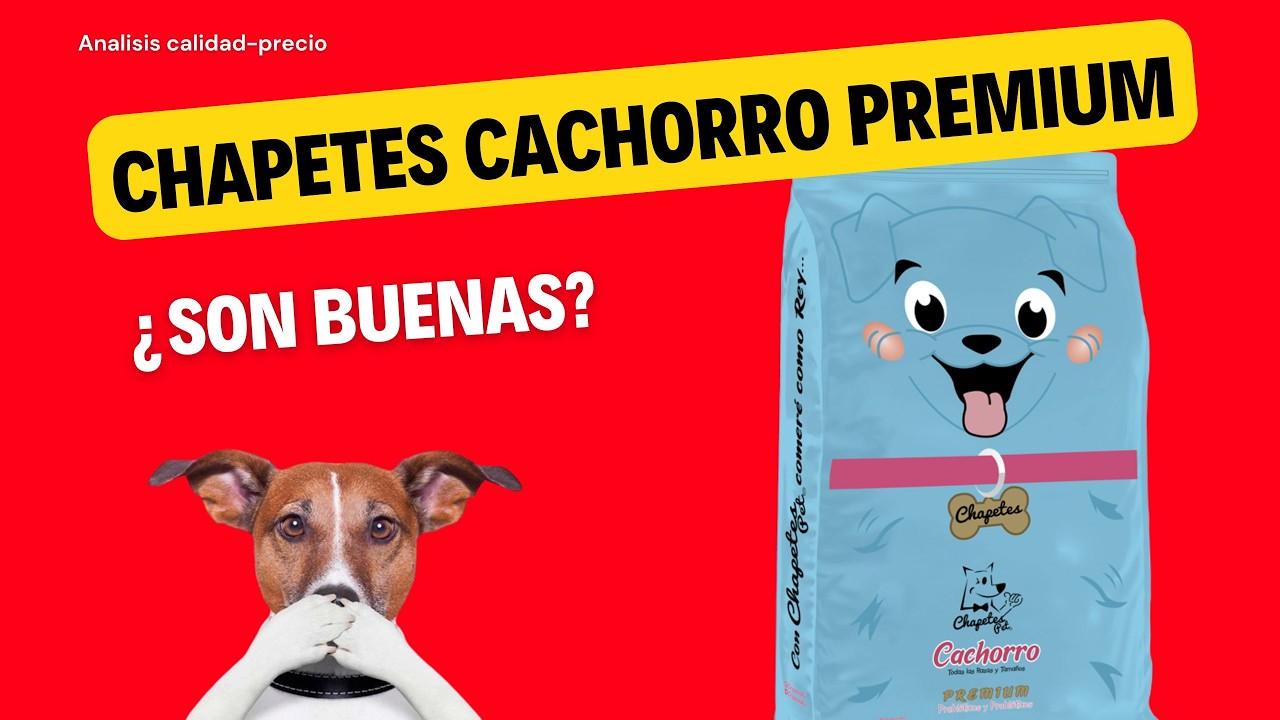 Análisis de alimento para perro: Chapetes cachorro premium