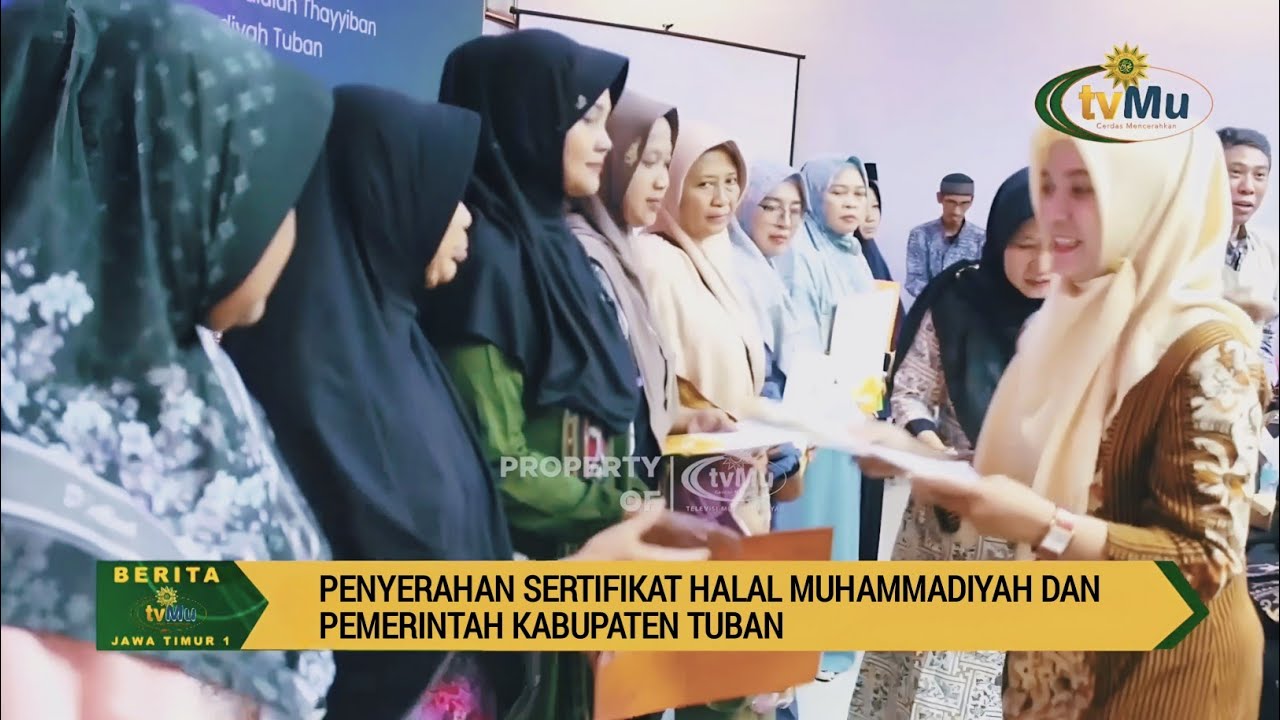 tvMu - Penyerahan Sertifikat Halal Muhammadiyah dan Pemerintah Kabupaten Tuban
