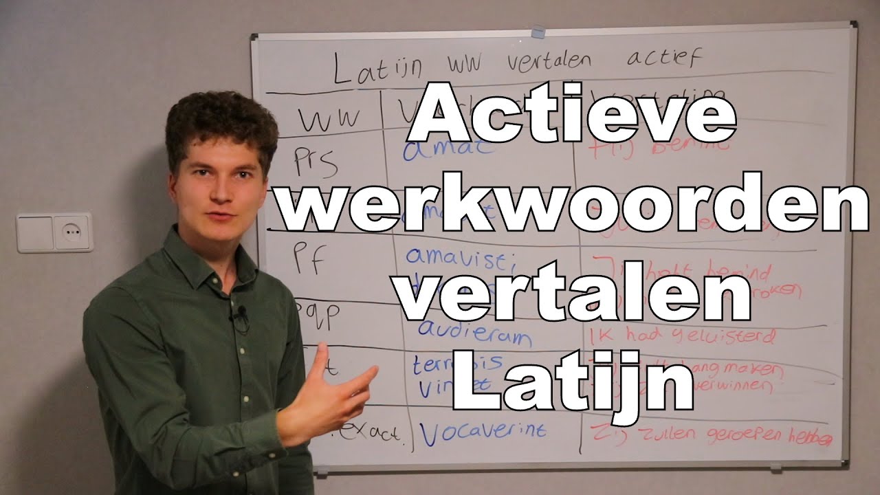 Hoe vertaal je alle Latijnse werkwoordsvormen? | Actief