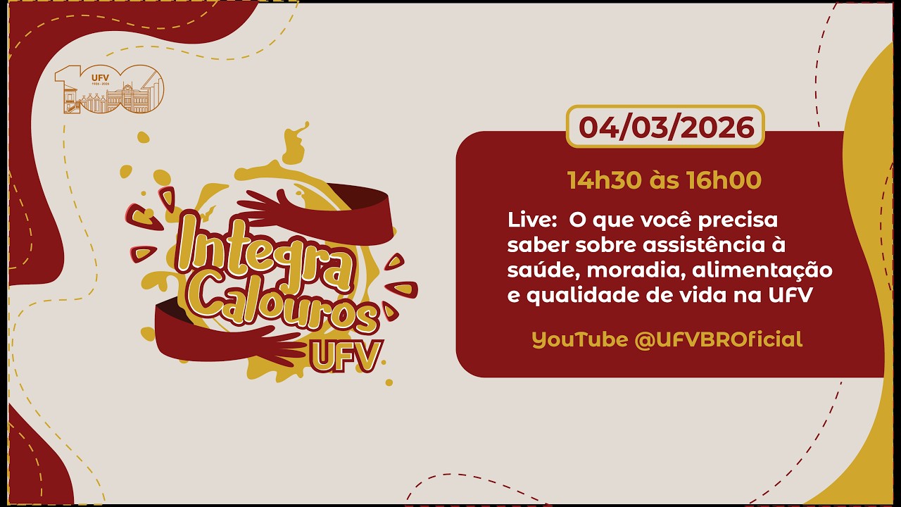 O que você precisa saber sobre assistência à saúde, moradia, alimentação e qualidade de vida na UFV