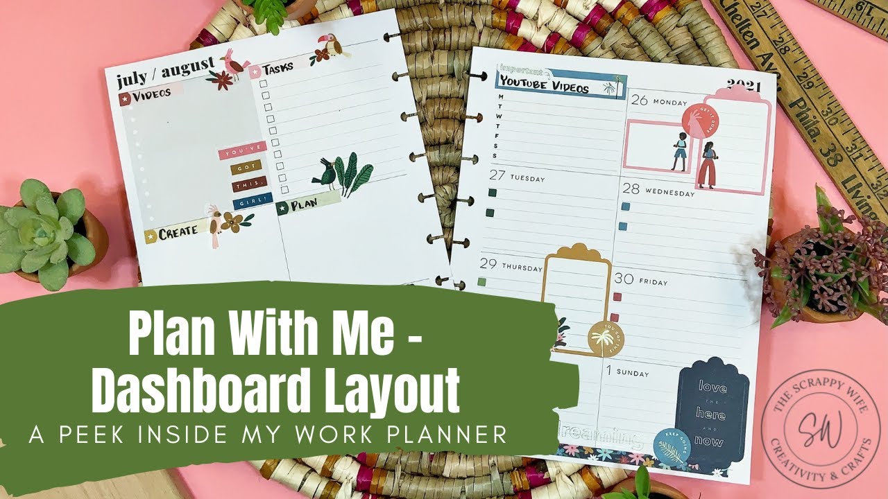 Планируйте вместе со мной || Макет панели управления || Планировщик работ || Счастливый планировщик