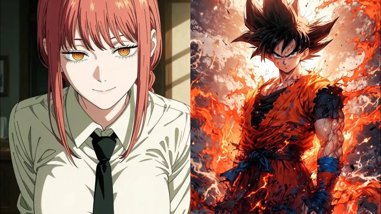 Goku in Chainsaw Man | Goku x Makima | One-Shot