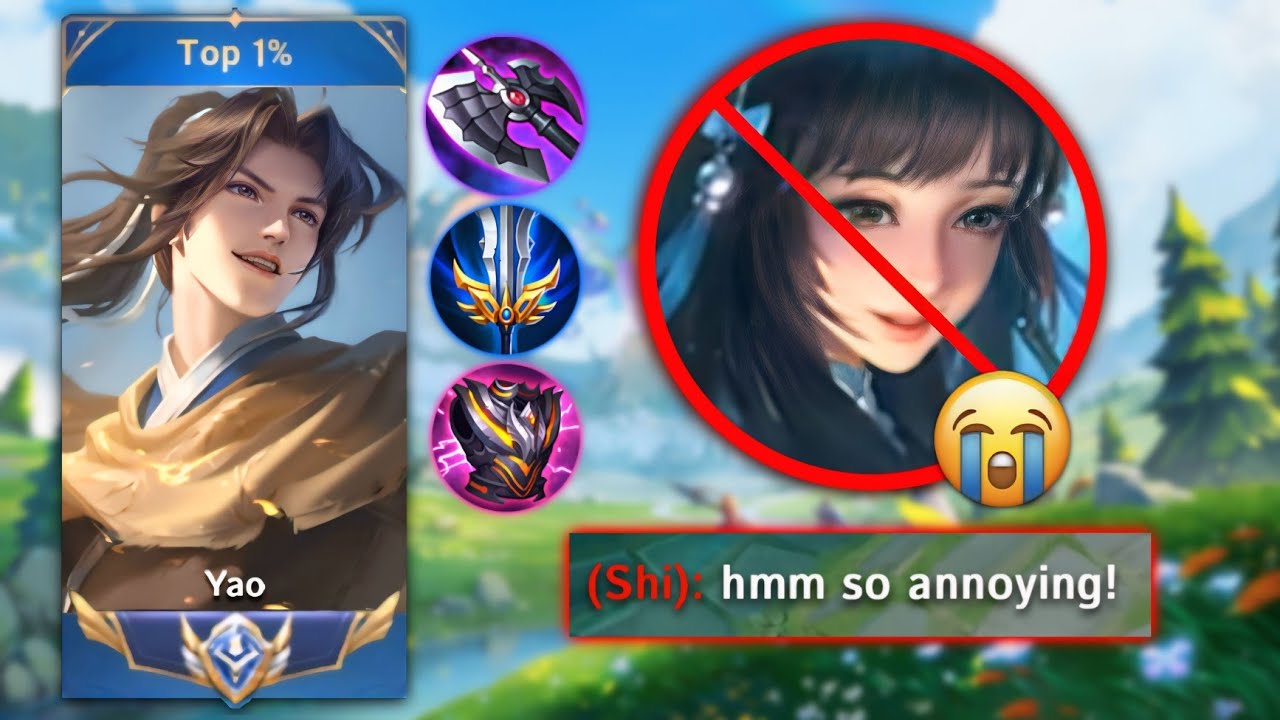 TOP ASIA YAO JUNGLE: BEST DAMAGE BUILD & ROTATION TO DOMINATE! | HONOR OF KINGS