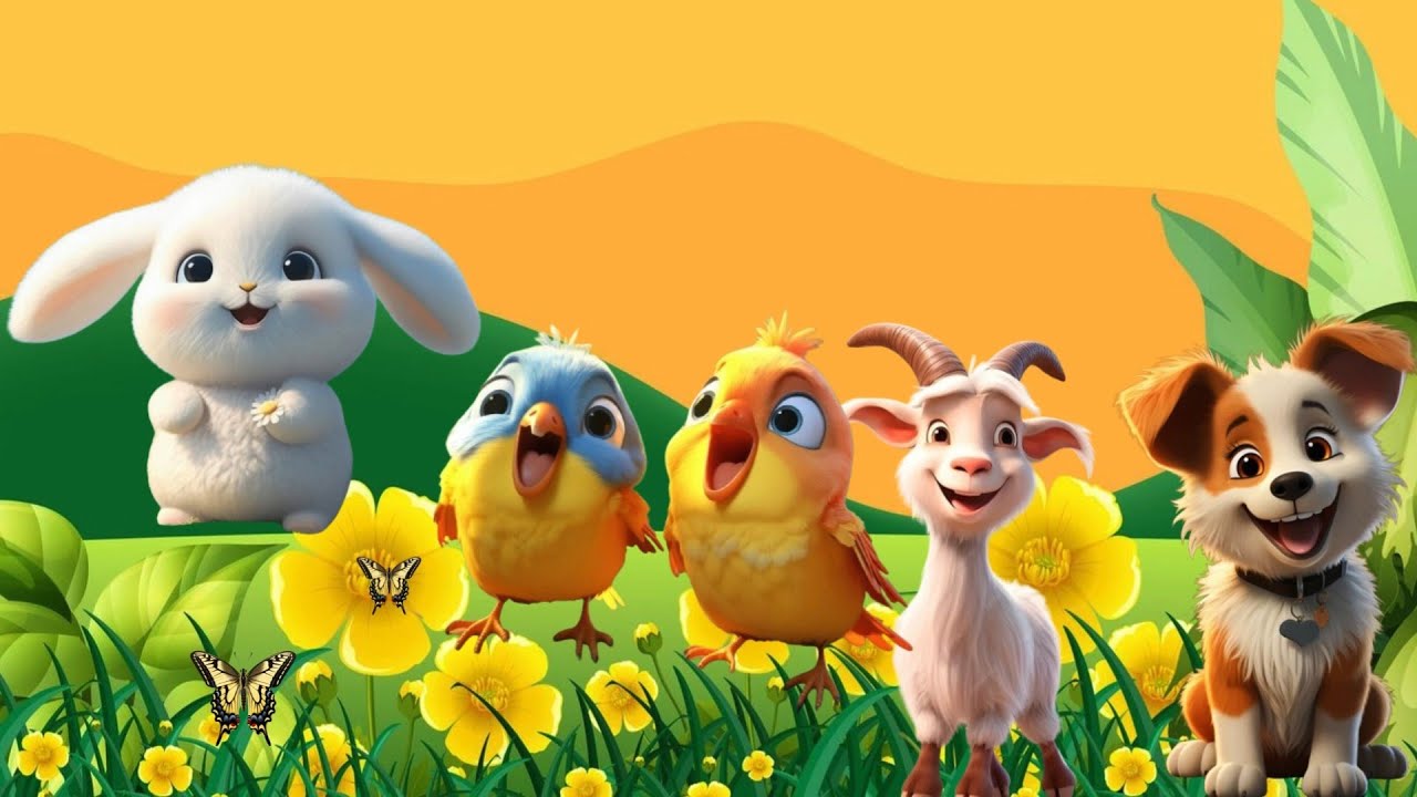 Learn Animals Song with Animal Names & Animal Sounds