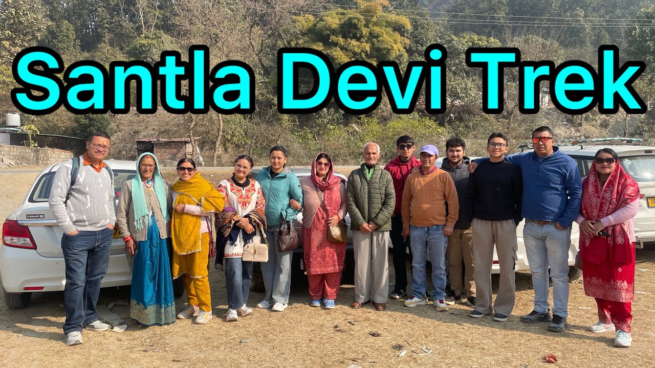 Santla Devi Trek with Family 😍|| संतला देवी ट्रेक परिवार के साथ संडे 😍 || #video#viralvideo