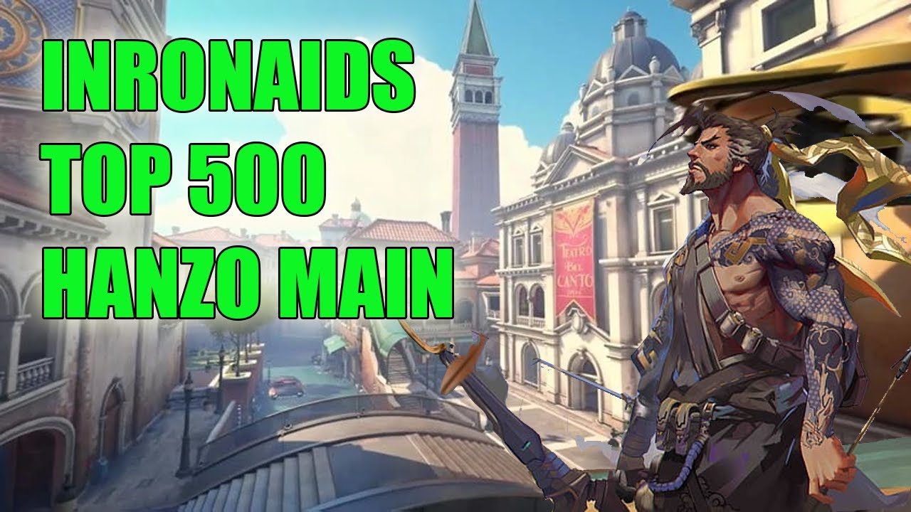 IRONAIDS TOP 500 HANZO MAIN - PRO HANZO GAMEPLAY OVERWATCH SEASON 24