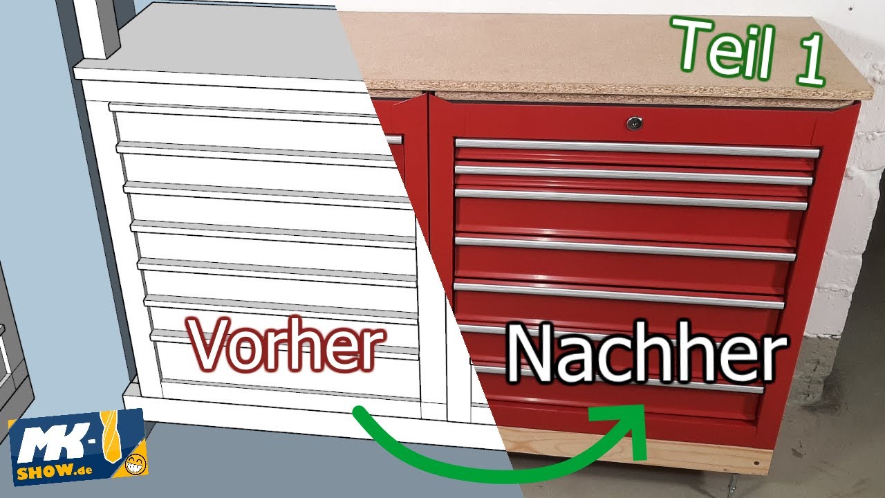 ✔ Werkstatt Upgrade - Teil 1 - Neue Schränke + Holzunterkonstruktion erstellen