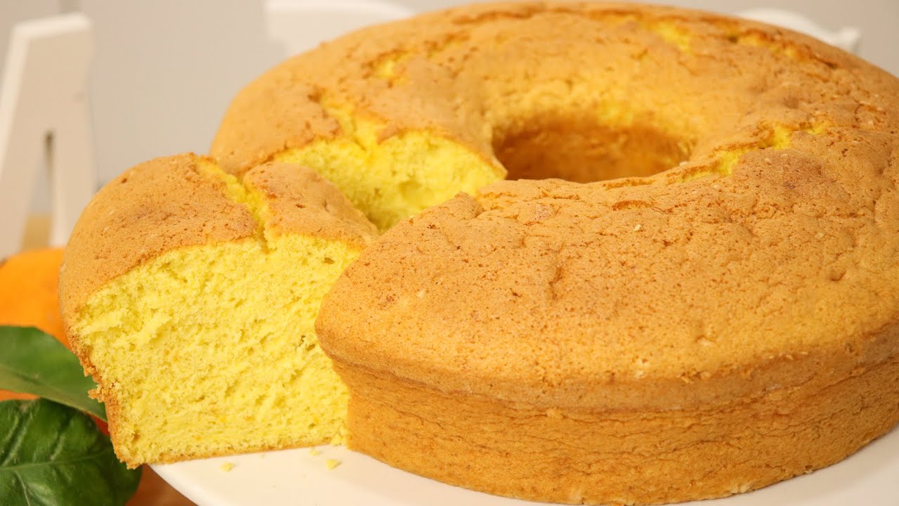 Receita de Pão de Ló de Laranja | Muito Fofo!
