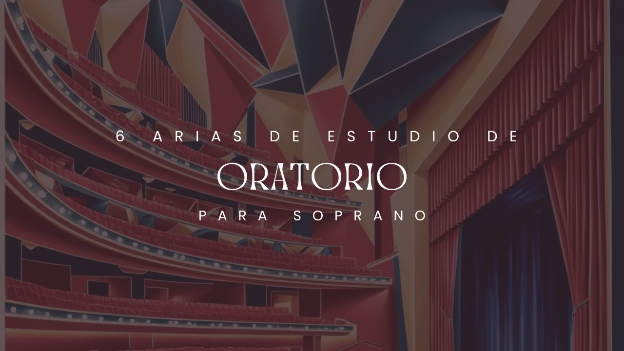 #97  Seis Arias de Oratorio para Soprano #Oratorio #soprano #Carissimi #Vivaldi #Handel #Pergolesi