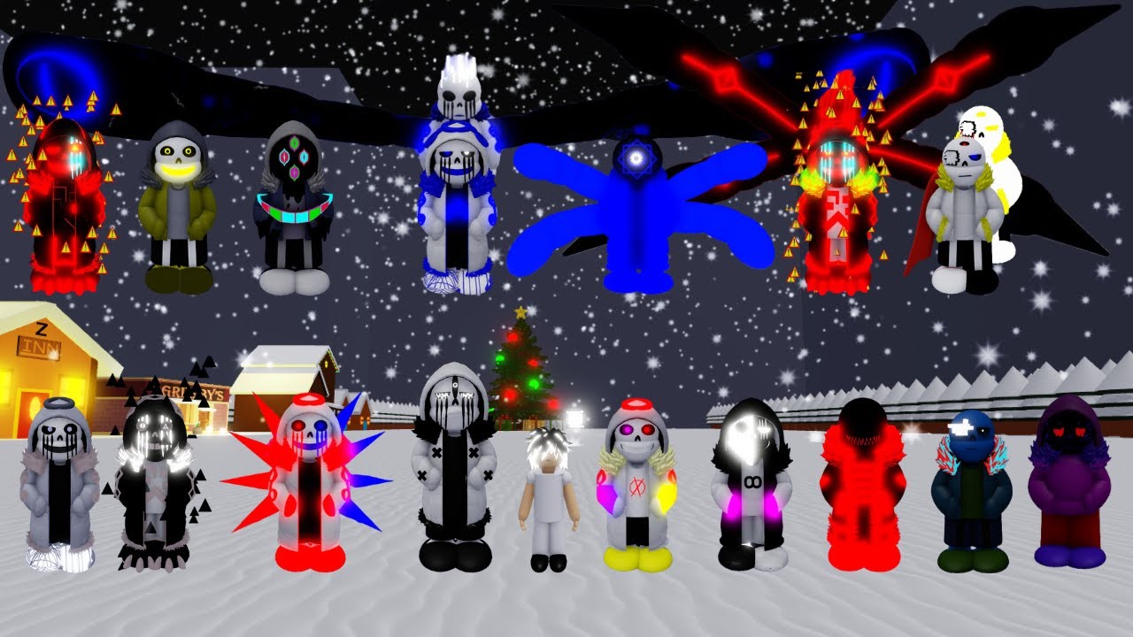 Undertale Multiversal Calamity 2 showcase Mainframe Characters Part 2 ft. 846,gfb,白狐,吃瓜