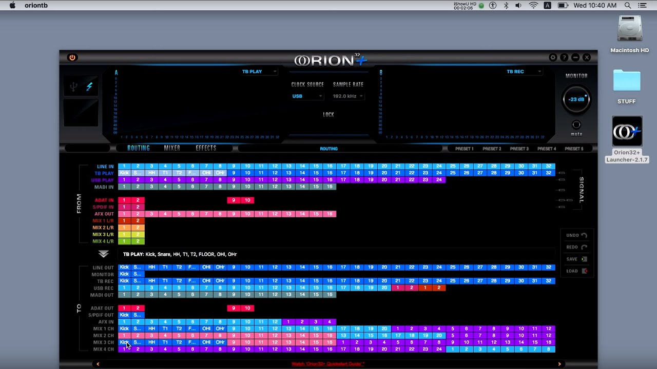 Orion32+ Routing Capabilities
