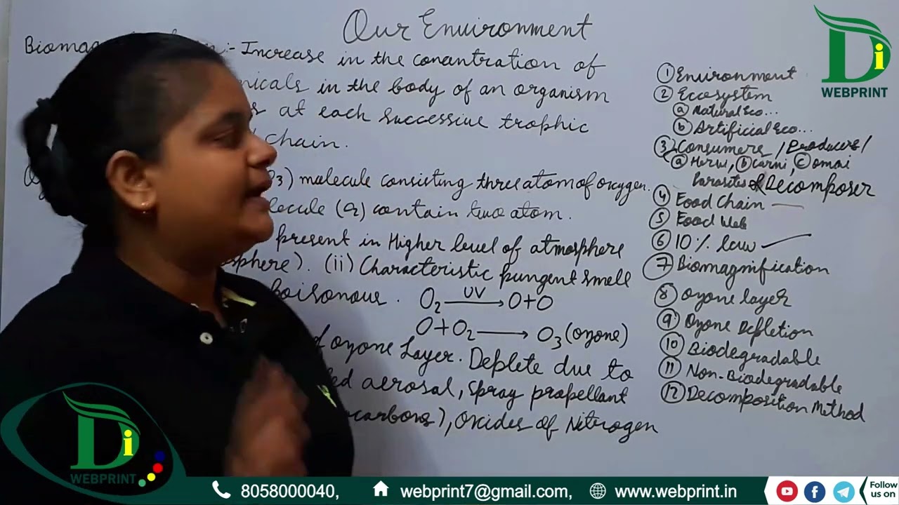 Our Environment Class 10 CBSE RBSE Our Environment Class 10 Part-3 Crash Course #yt #rbse #cbse