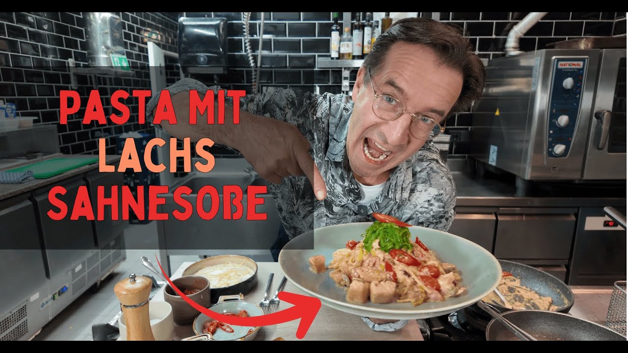 Diese Pasta mit Lach-Sahne-Soße macht süchtig!