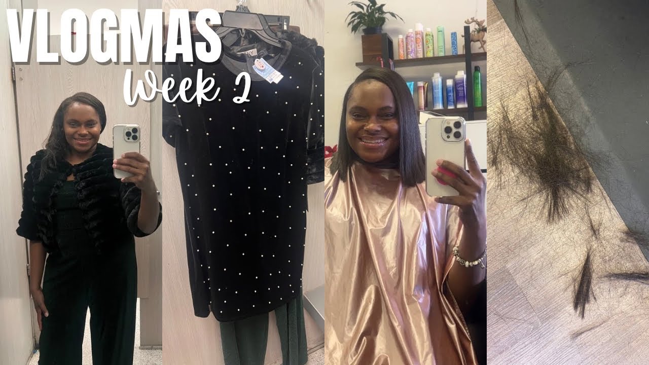 Vlogmas Week 2 | New Hair, Who This ?!, Christmas Lights Parade + Mom and Daughter Sunday