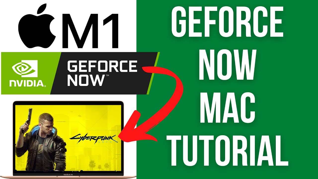 Как настроить GeForce Now M1 на Mac: руководство — Cyberpunk 2077, тест на задержку потоковой пер...